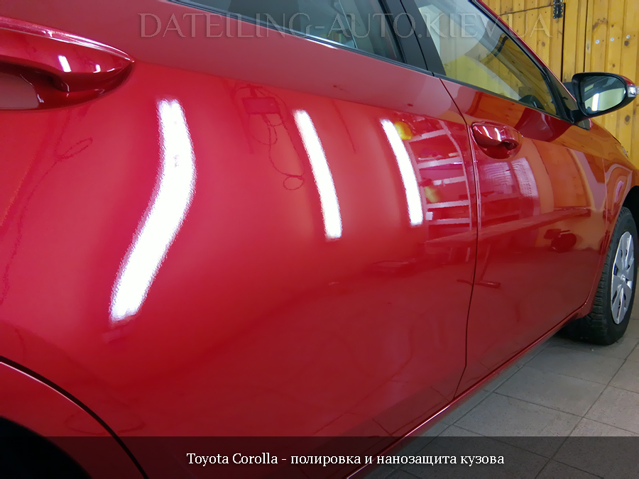Toyota Corolla після нанозахисту